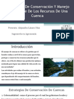 Estrategias conservación recursos cuenca