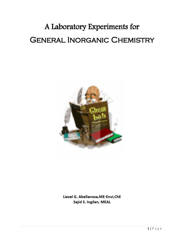 Gen Lab Manual STUDENTS PDF Emission Spectrum Covalent Bond
