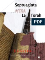 La Septuaginta Contra La Torah - Dossier