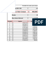 SIMULADOR DE CREDITO ACR 12 Meses Oct