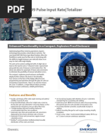 Brochure Flyer DRT 899 Pulse Input Rate Totalizer Daniel en 55764