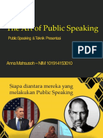 The Art of Public Speaking