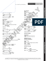 Freedom Jesus Culture Chord Chart Preview PDF