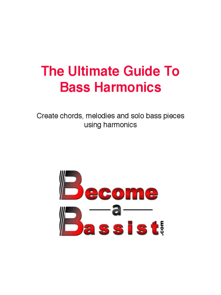 Ultimate Guide To Bass Harmonics1 PDF | PDF | Harmony | Harmonic