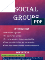 Social Groups: An Introduction to Key Concepts