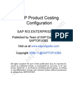 Product Costing Configuration