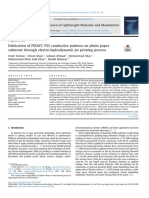2019, Fabrication of PEDOT PSS conductive patterns on photo paper