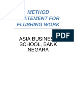 ASBA Method Statement For Flushing Work Rev01