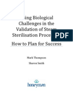 Using Biological Challenges in The Validation of Steam Sterilisation Processes