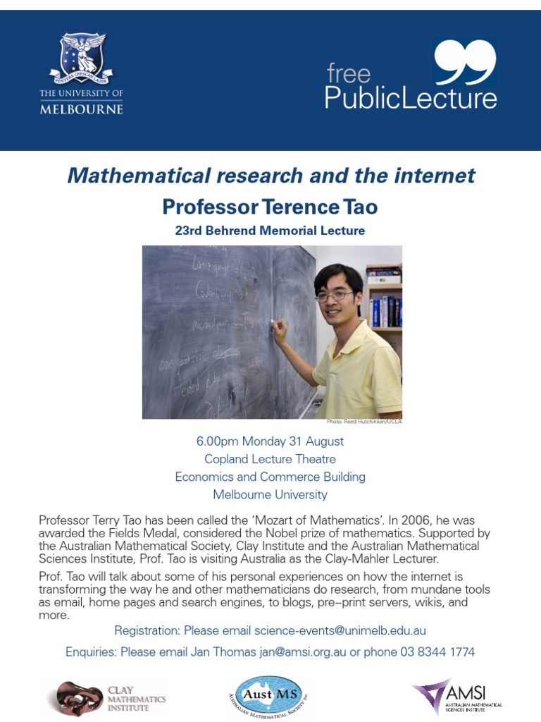 Terence Tao: Internet's Impact on Math | PDF | History