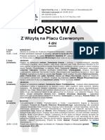 MOSKWA Z Wizytą Na Placu Czerwonym 2020 PDF