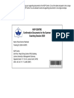 NOP Mailing Label