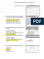 Soal Uas Pengantar Komputer Microsoft Word 2007