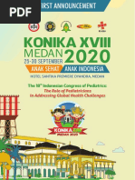 KONIKA XVIII Medan 2020-First Announcement