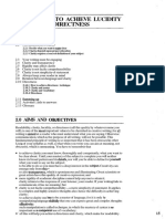 How To Achieve Lucidity and Directness PDF