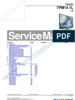 9619 Philips Chassis TPM14.1L-LA Televisor LED Manual de Servicio PDF