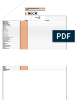 Apron Feeder Inspection Sheet