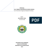 Proposal Analisis Nilai Tambah Agroindus