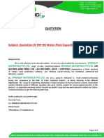 Industrial Ro Plant 1000 LPH PDF