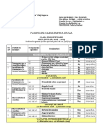 Planificari Anuale Ptr. Clasa Pregatitoare