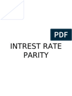 Interest Rate Parity