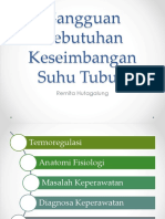 Gangguan Kebutuhan Keseimbangan Suhu Tubuh