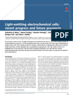 Recent progress and future prospects of light-emitting electrochemical cells
