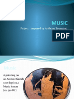 Music: Project: Prepared by Anthony Toussaint