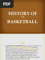 History of Basketball