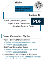 L24 - Rankine Cycle