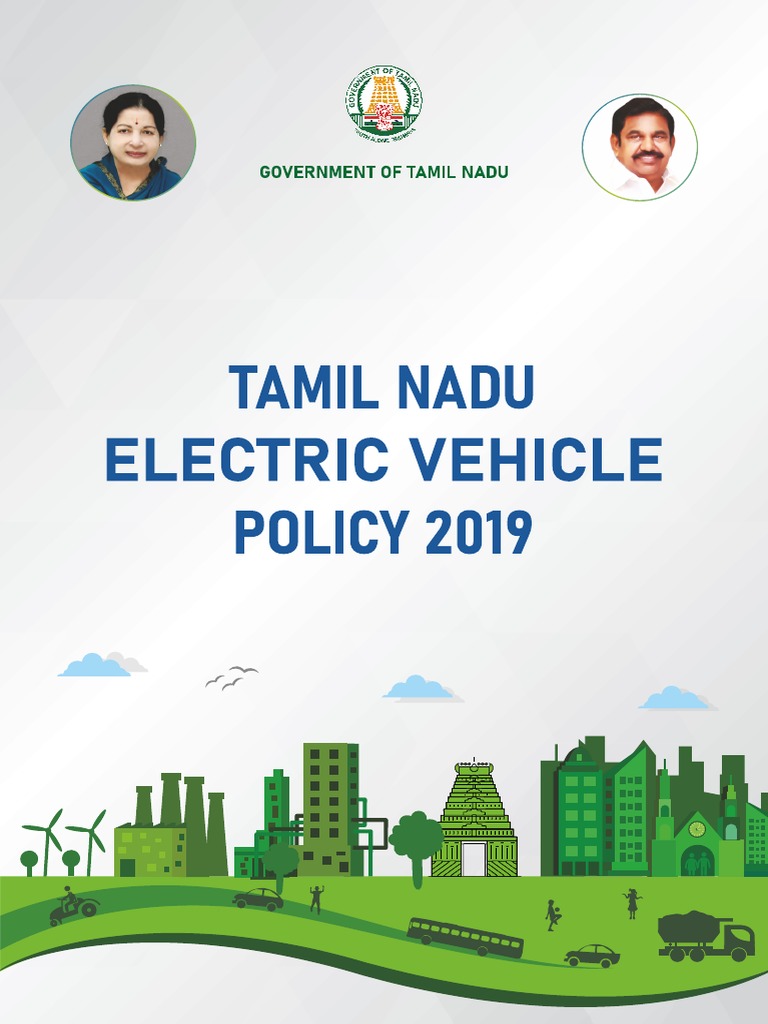 Tamil Nadu eV Policy 2019 Electric Vehicle Bus