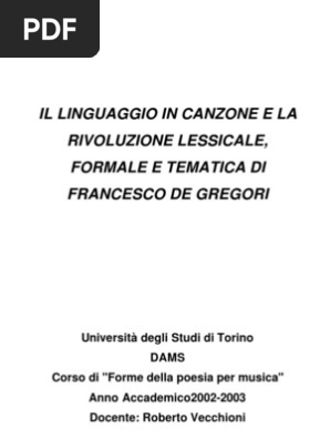 de gregori pdf