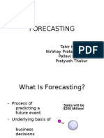 Forecasting