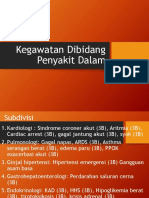 Kegawatan Dibidang Penyakit Dalam