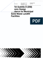 (Guidance) RCRA Subtitle D Sesimic Design of MSWL PDF