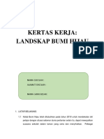 KERTAS KERJA TAMBAHAN lANDSKAP BUMI HIJAU