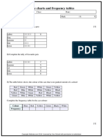 Tally Charts and Frequency Tables PDF