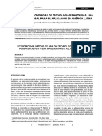 Espinoza2011 Evaluaciones económicas de tecnologías sanitarias