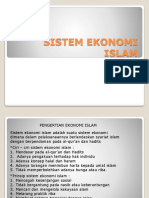 Sistem Ekonomi Islam