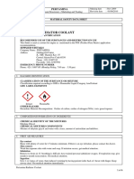 Pertamina Radiator Coolant MSDS