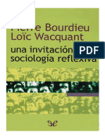 Bourdieu & Wacquant - Una invitacion a la sociologia reflexiva (libro)