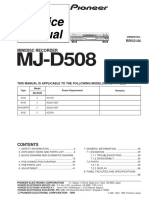 Pioneer mj-d508 SM PDF