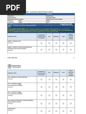 Contractor performance-2