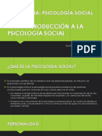 Presentación 1 INTRODUCCION PSI SOCIAL
