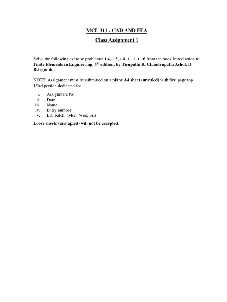 Assignment 1 PDF | PDF