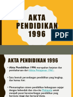 Akta Pendidikan & Hak Asasi Kanak2