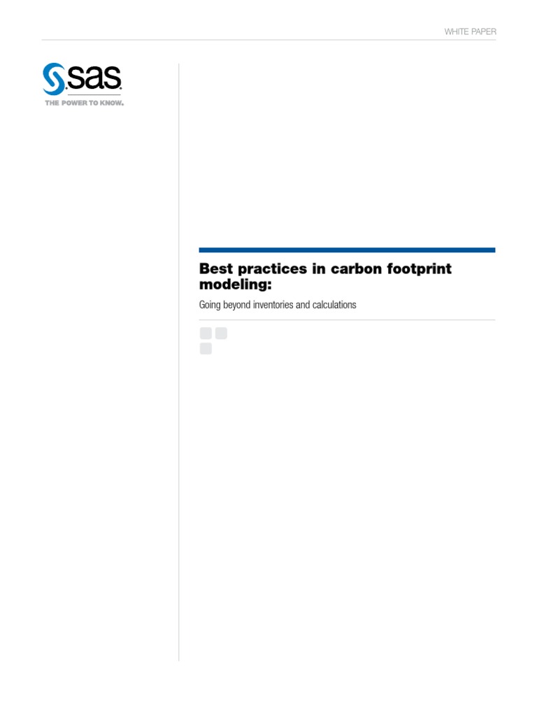 Carbon Footprint Modeling | PDF | Carbon Footprint | Greenhouse Gas