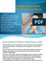 Cara Memandikan Bayi Baru Lahir Dan Perawatan Tali Pusat