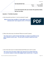 Chemistry 4.5.3 Test-1