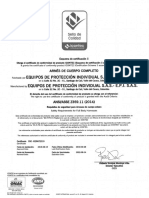 EPI Arnés cuerpo completo certificados ANSI Z359.11